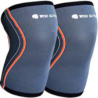 WOD Nation Knee Sleeves for Weightlifting (1 Pair) Premium Support & Compression - Powerlifting & Weight Lifting - 5mm Neoprene Sleeve for The Best Squats - Fits Both Women & Men