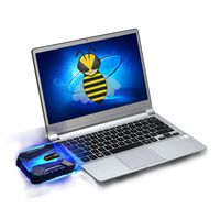 Tree New Bee Gaming Portable Laptop Cooler ,Faster Cooling And USB Powered,Support Various Size 14inch To 17inch Laptop/Notebook