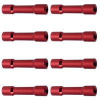 Hobbypark 8-Pack Metal Aluminum Alloy M3x28mm Standoffs Spacer for RC Quadcopter FPV Racer Parts (Red)