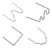 SING F LTD 400Pcs Hot Staples Stainless Steel for Car Bumper Plastic Stapler Repair Welder