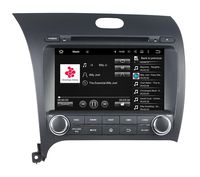 XTTEK 8 inch HD 1024x600 Multi-touch Screen in dash Car GPS Navigation System for Kia Forte 2014 2015 2016 Quad Core Android DVD Player+Bluetooth+WIFI+SWC+Backup Camera+North America Map