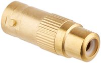 Monoprice 104126 BNC Female to RCA Female Adaptor, Gold Plated