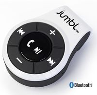 Jumbl Bluetooth 4.0 Hands-Free Calling and A2DP Audio Streaming Adapter/Receiver - White