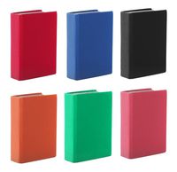 Kittrich Stretchable Jumbo Size Book Covers, 6 Pack, Assorted Solid Colors