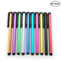 Evermarket Stylus Touch Screen Pen for iPad 2/3 3rd 4th iPad Air Pro iPhone 7 6s 6 Plus 4 4S 5 5S 5C SE iPod Touch (Pack of 30)