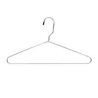 Safco Products 4245CR Metal Heavy-Duty Hangers, (12 each), Chrome