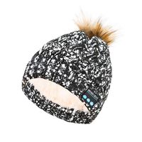 Miseku Soft Warm Bluetooth Music Hat Knitted Hat with Bluetooth Headphone