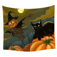 Custom Backgrop, Personalized Cotton Polyester Halloween Tapestry Themed Party Ornaments Bedroom Decoration Background Cloth Customized Background for Photo Studio(7X5ft)