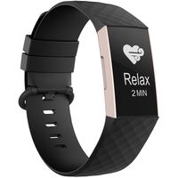 Recoppa Compatible with Fitbit Charge 3 Bands for Women Men Large Small, Adjustable Replacement Wristbands for Fitbit Charge 3 and Fitbit Charge 3 SE