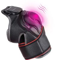 Denshine Heat Therapy, Knee Physiotherapy Massager for Pain Relief, Heated and Vibration Knee Massager 110V