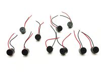 10PCS DC 12V Wired Connector Active Electronic Buzzer 85dB