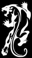 UR Impressions Tribal Full Tiger Decal Vinyl Sticker Graphics Car Truck SUV Van Wall Window Laptop|White|7 X 4.3 Inch|URI410