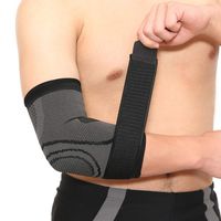 BAOBAO 1 Pair Sports Elbow Brace Adjustable Compression Sleeve for Tennis Golf Weightlifting Elbow Tendonitis Arthritis Injury Recovery