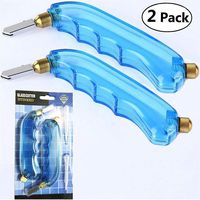 2 Pack Pistol Grip Oil Feed Glass Cutter - Heavy Duty Perfect for Cutting, Window Panes, Mirrors, Shelves, Scoring Glass Bottles and More