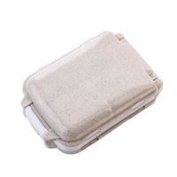 Colmkley Small Pill Organizer 7 Day Weekly with Cute Travel Case Medication Reminder Pill Box, Portable Small Storage Empty Box for Candies, Pills, Earring and Jewelry Craft