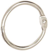 School Smart Nickel Plated Steel Loose Leaf Ring, 1 Inch, Pack of 100 - 36975