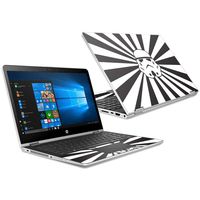 MightySkins Skin Compatible with HP Pavilion x360 15.6" (2018) - Star Rays | Protective, Durable, and Unique Vinyl Decal wrap Cover | Easy to Apply, Remove, and Change Styles | Made in The USA