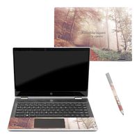 MightySkins Skin Compatible with HP Pavilion x360 14" (2018) - Happens for A Reason | Protective, Durable, and Unique Vinyl Decal wrap Cover | Easy to Apply, Remove | Made in The USA