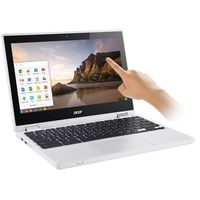 2017 Newest Acer Premium R11 11.6" Convertible 2-in-1 HD IPS Touchscreen Chromebook - Intel Quad-Core Celeron N3160 1.6GHz, 4GB RAM, 32GB eMMC, Bluetooth, HD Webcam, HDMI, USB 3.0, Chrome OS - White
