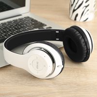 Bluetooth head-arch headphones Super bass wireless universal headset-B