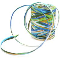 80 M/262 Feet Paper Ribbon,6 Colors Raffia Paper String Packing Twine for Festival Gifts,DIY Decoration and Weaving