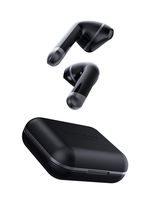 Happy Plugs Air I True Wireless in-Ear Fashion Tech Headphones, Black