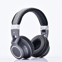 Headphones Over Ea Bluetooth 4.2, Wireless with Mic, Lightweight Headphone Hi-Fi Deep Bass Headset, Wired Wireless & Mode for TV PC Tablet Cell Phones, Ideal for Women and Men (y Gray)