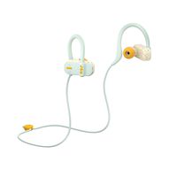 JAM Live Fast Workout Earphones  30 ft. Bluetooth Range, IP67 Sweat Resistant Earbuds 3 Sizes Included, 12 Hour Battery Life, Hands-Free Calling Cream Soda HX-EP404CS