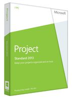 Microsoft Project 2013  Key Card (No Disc)