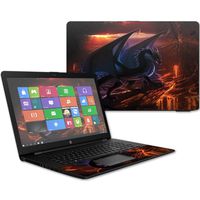 MightySkins Skin Compatible with HP 17t Laptop 17.3" (2017) - Fire Dragon | Protective, Durable, and Unique Vinyl Decal wrap Cover | Easy to Apply, Remove, and Change Styles | Made in The USA