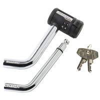 Master Lock Black 2866DAT 1/2 in. and 5/8 in. Swivel Head Receiver Lock for Class I-IV, 1 Pack