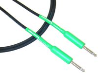 Conquest Sound SWW 30G 30-Feet Hi-Definition Instrument/Guitar Cable and Switchcraft Plugs with Green Heat Shrink