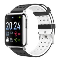 Smart Watch Color Screen, Heart Rate and Blood Pressure Smart Bracelet PPG ECG IP67 Waterproof Bluetooth Sports Bracelet Men's Watch