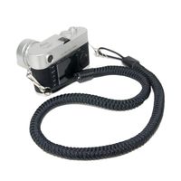 Paracord DSLR Camera Strap with Quick Clip for Neck Shoulder in Black