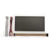 64x32 Flexible RGB LED Matrix Panel 4mm Pitch Compatible with Raspberry Pi, Arduino Mega 2560- Arduino Flex Led Display Screen for Microcontrollers with Large RAM and High Speed