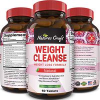 Natures Craft Natural Ketogenic Weight Loss Pills Appetite Suppressant Fat Burner for Men & Women Raspberry Ketones with Green Coffee Bean Extract and Garcinia Cambogia 60 tablet