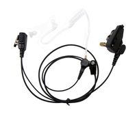 SUNDELY Multi-pin Audio Adapter Block + 2-pin Acoustic Tube Headset for Kenwood Radio NX-210 TK-290 TK-3148 TKR-830