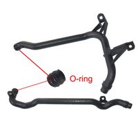 2pcs Water + Engine Heater Inlet COOLANT Pipe 11531705210 + 11537502525 for BMW