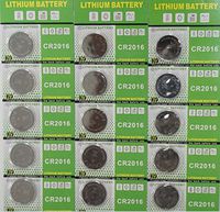 Lithium 3V Coin & Button Batteries, 10pcs