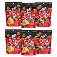 Fbomb Cheese Crisps: Healthy Low Carb Snacks, High Protein Crisps, 100% Natural Keto Snacks | Oven Baked, Premium Artisan Cheese, Gluten Free, Sugar Free | Cheddar, Buffalo, Chili Lime Variety 6 Pack