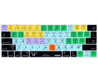 XSKN Avid Pro Tools English Shortcut Keyboard Skin for 2016 Touch Bar MacBook Pro 13 (A1706) & MacBook Pro 15 (A1707) Silicone Cover, US EU Layout