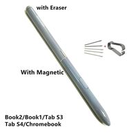 FXDTECH Replacement Stylus S Pen (with Eraser) for Samsung Galaxy Book 2 W737 W738,and fit Chromebook, Galaxy Tab A 10.1, Tab S3 T820 T825, Tab S4 T830 T835,+Replacement Tips/Nibs Grey USA