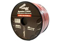 Audiopipe 18 Gauge 250 Feet Red Black Speaker Wire Stranded Copper Clad Aluminum CCA