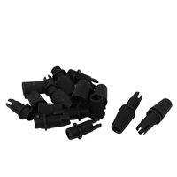 uxcell Thread Adjustable Clamps Ceiling Light Cable Clips Grommet Black 10pcs