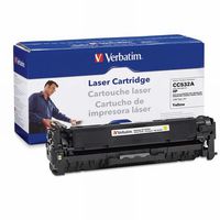 Verbatim Remanufactured Toner Cartridge Replacement for HP CC532A (Yellow)