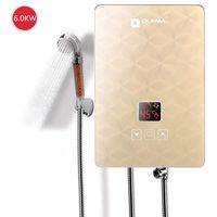 BTSSA 6000W Tankless Instant Water Heater,Fault self-Test Shower Water Heater Heater for Bathroom Home Kitchen