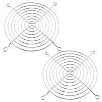 uxcell a12050300ux0689 Metal 150 mm CPU Fan Grill Guard Protector 2 Pcs for PC Computer Pack of 2