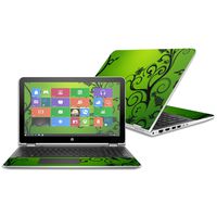 Mightyskins Skin Compatible with Hp Pavilion X360 15.6" (2016) - Floral Flourish | Protective, Durable, and Unique Vinyl Decal Wrap Cover | Easy to Apply, Remove, and Change Styles | Made in The USA