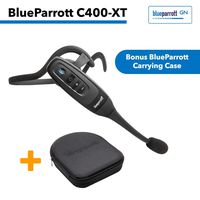 VXi BlueParrott C400-XT (204151) Water Resistance Bluetooth Headset with Bonus Protective Carrying Case