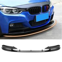 MotorFansClub Front Bumper Lip Splitter for 2012-2018 BMW F30 3 Series M Style Trim Protection Splitter Spoiler, Carbon Fiber Surface